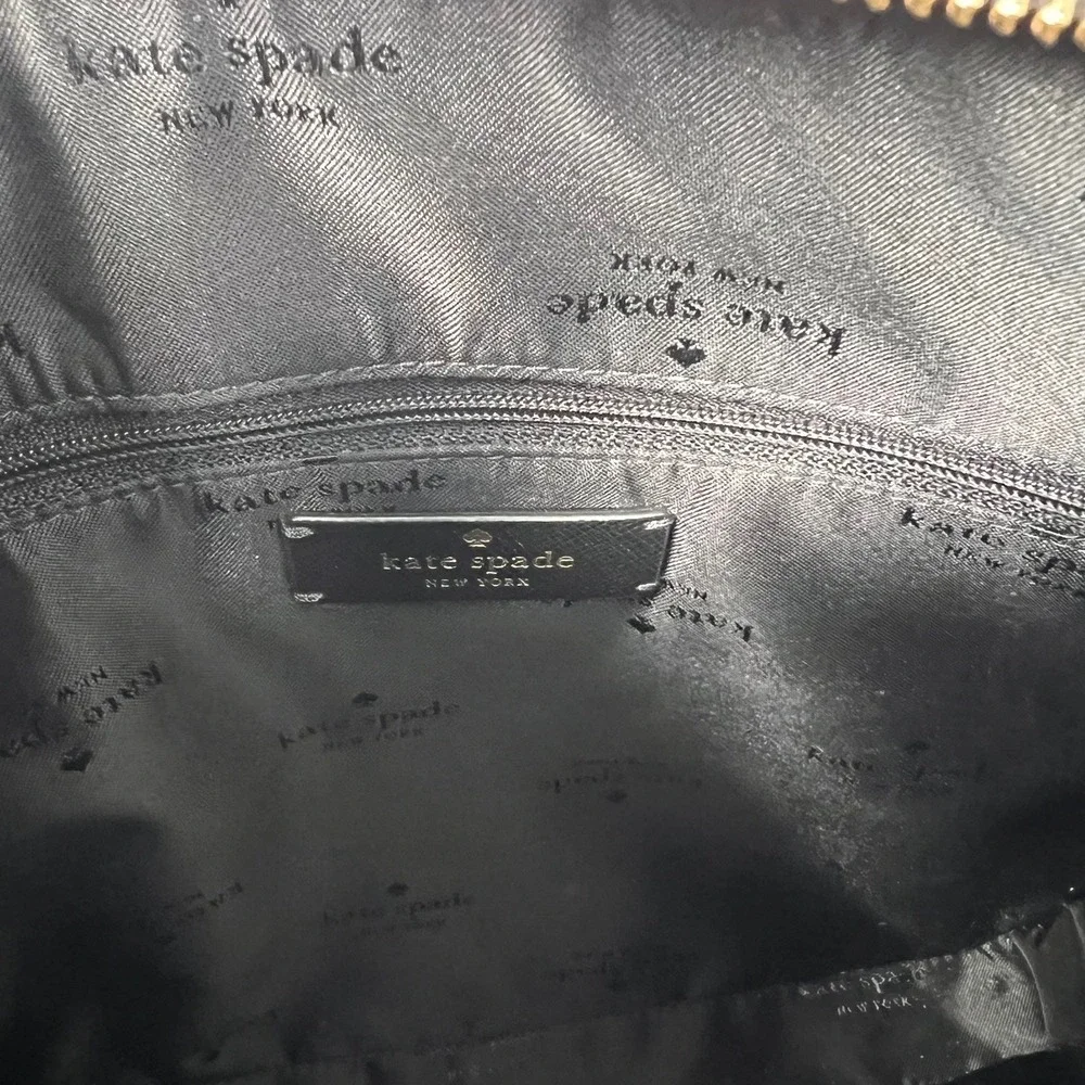 Kate‎ Spade Sadie North South Black Saffiano Leather Crossbody Bag K7379